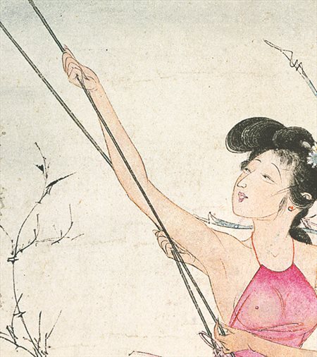 集宁-胡也佛的仕女画和最知名的金瓶梅秘戏图